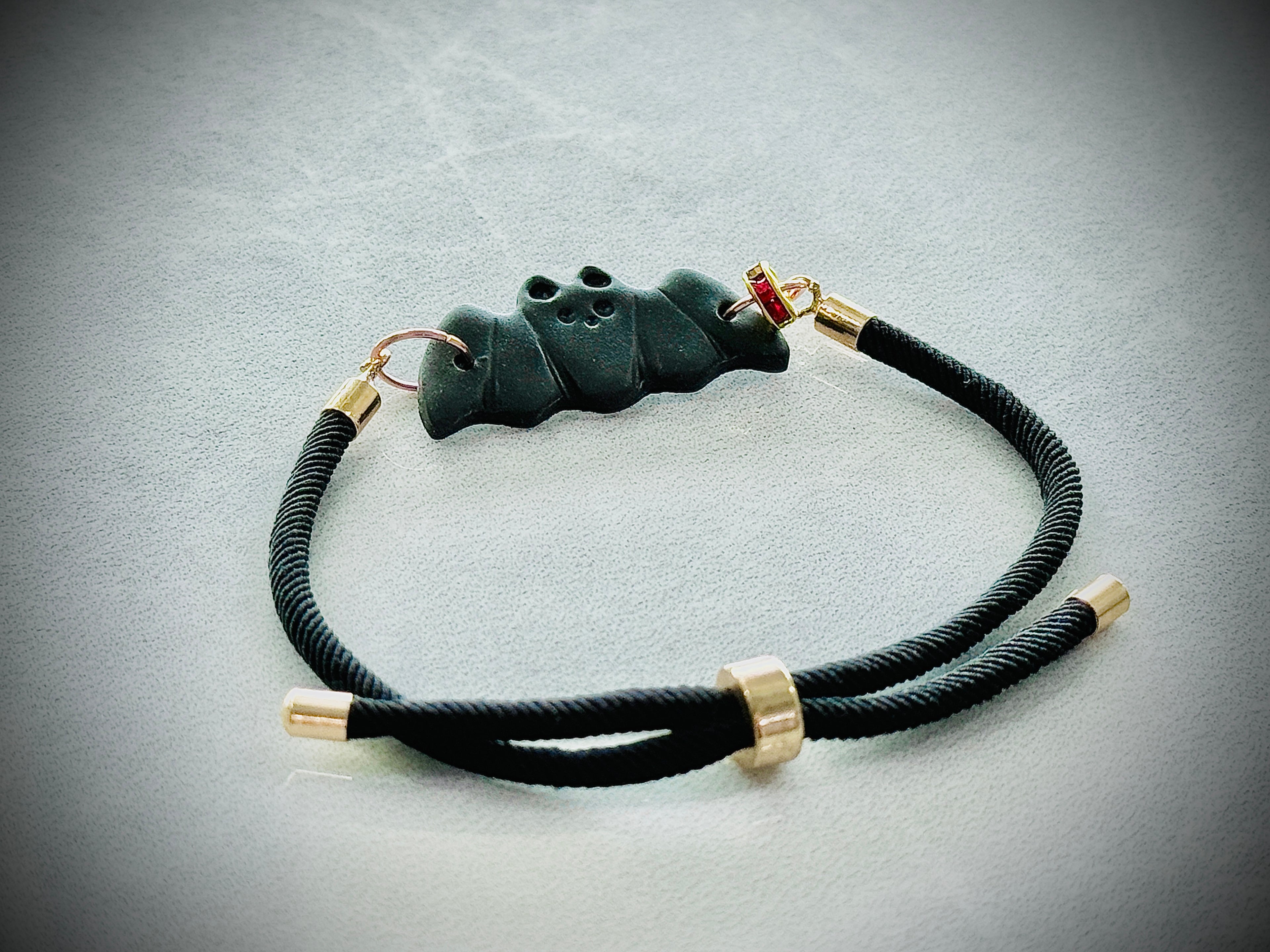 A058. Halloween BoOo Bracelet (bat)