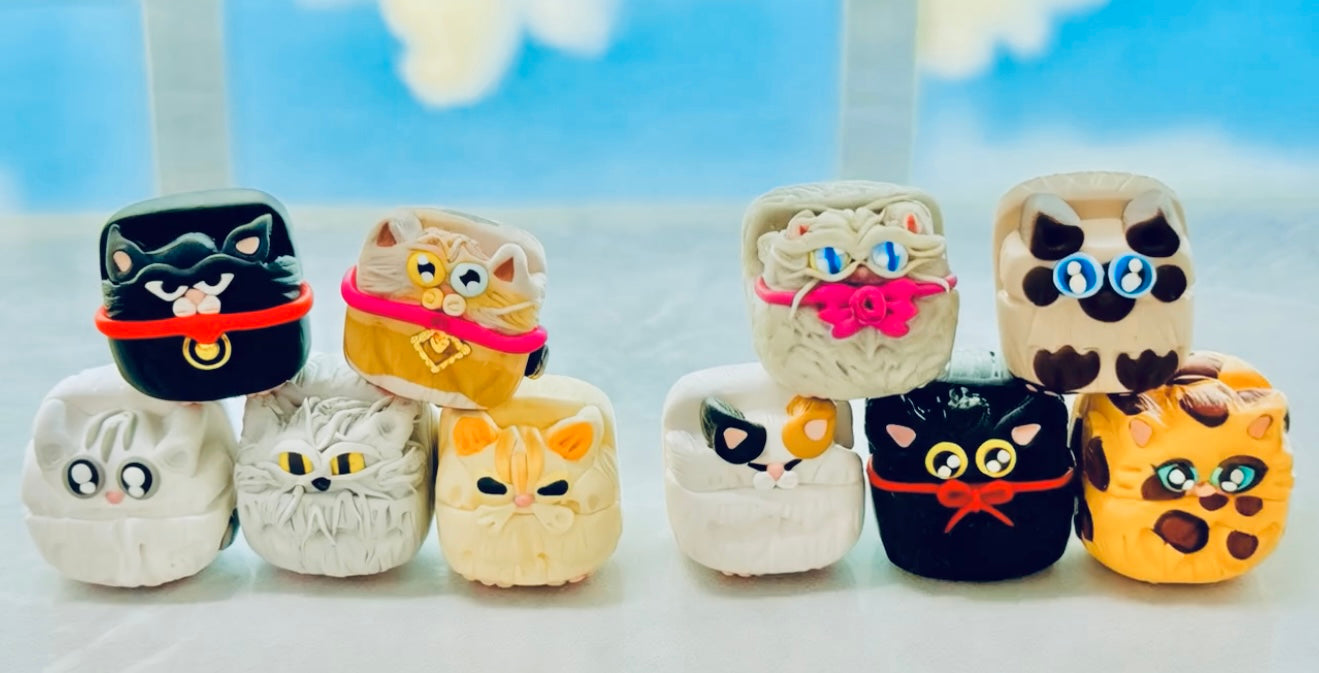 A076. Purrrfect Cubies Polymer Clay Workshop