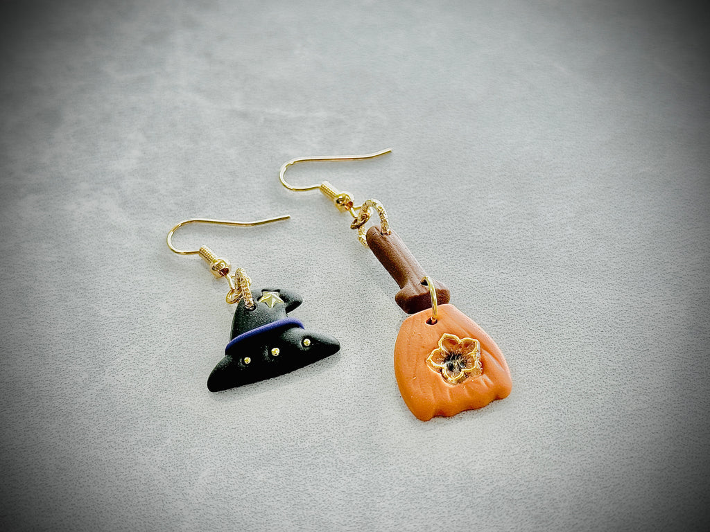 A057. Halloween BoOo Earrings