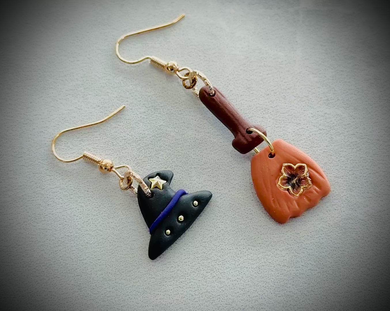 A057. Halloween BoOo Earrings